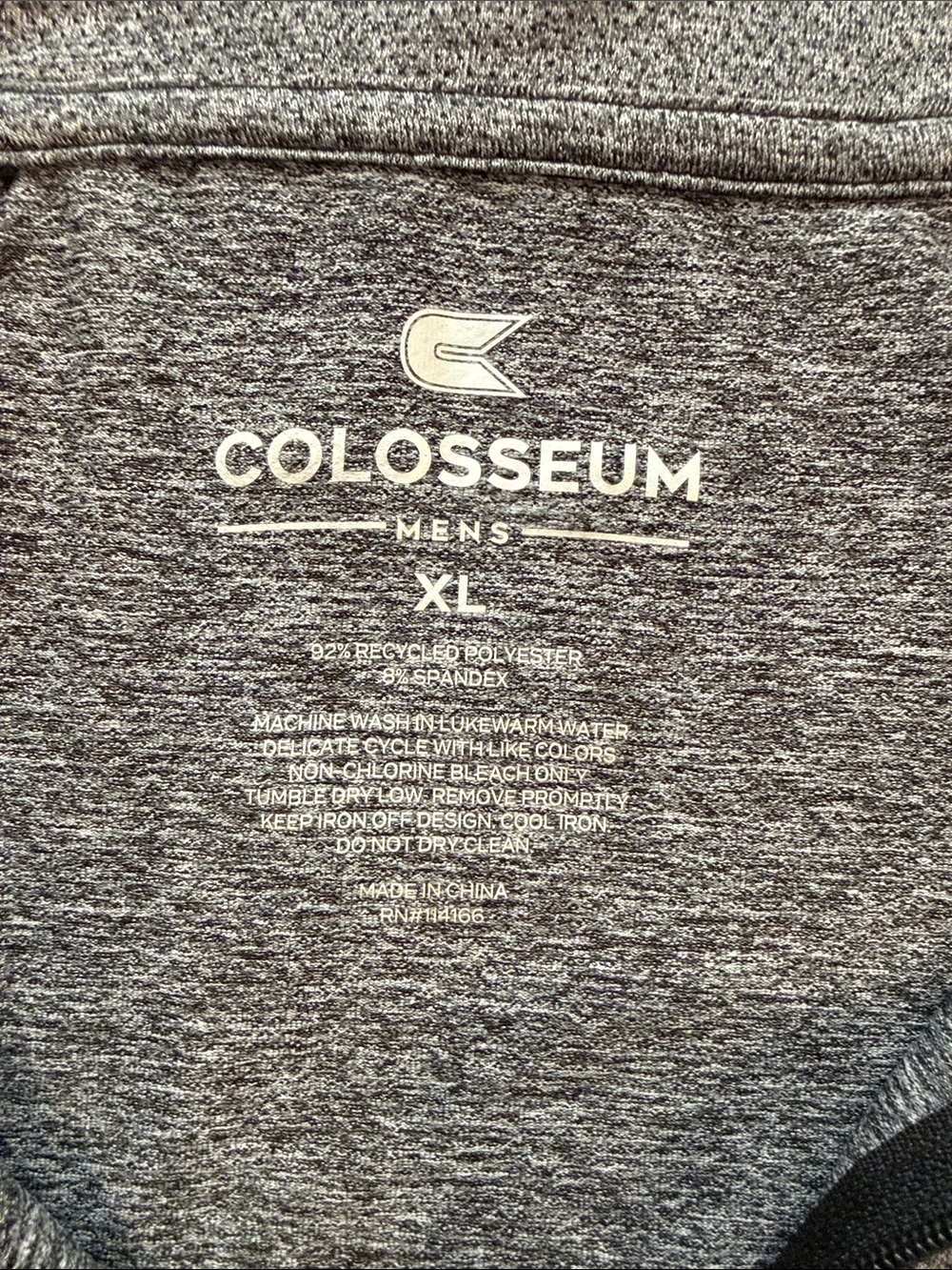 NWT Colosseum Men’s Grey Florida Gators Quarter-Zip Performance Shirt - Picture 5 of 6